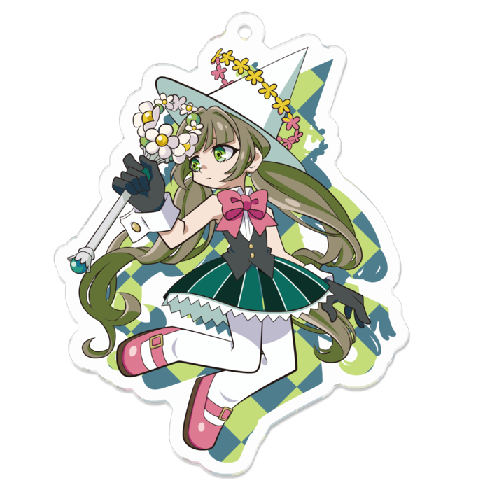 アクリルキーホルダー - 70 x 70 (mm)
