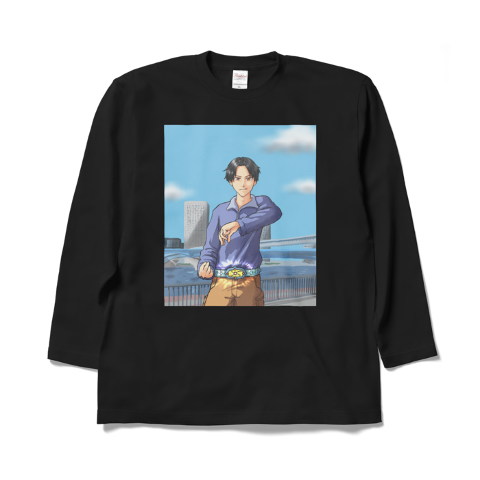 ロングスリーブTシャツ - XL - ブラック