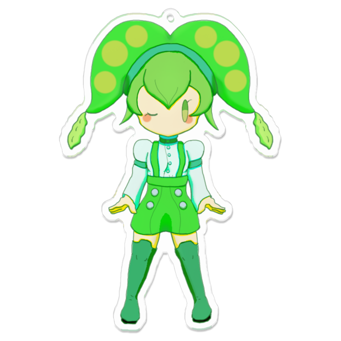 アクリルキーホルダー(コーティング) - 100 x 100 (mm)