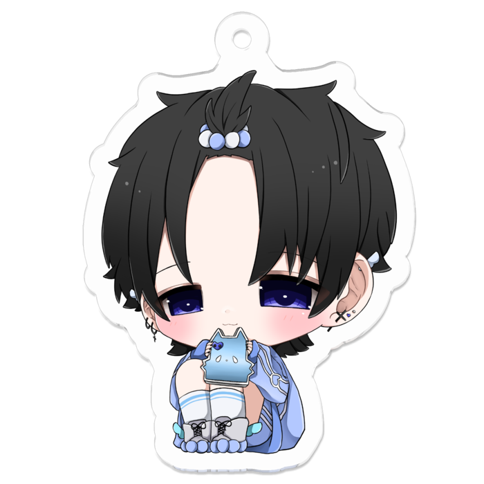 アクリルキーホルダー（コーティング） - 50 x 50 (mm)