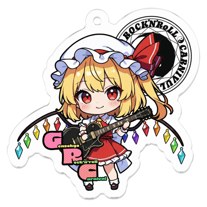 アクリルキーホルダー - 50 x 50 (mm)