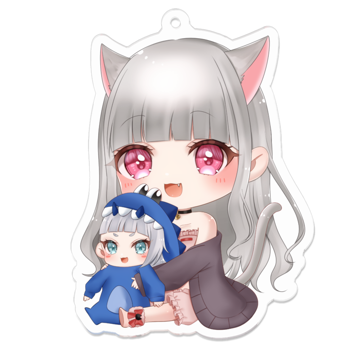 アクリルキーホルダー - 70 x 70 (mm)