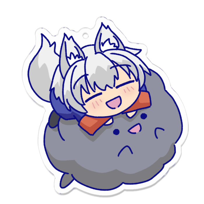 アクリルキーホルダー - 70 x 70 (mm)