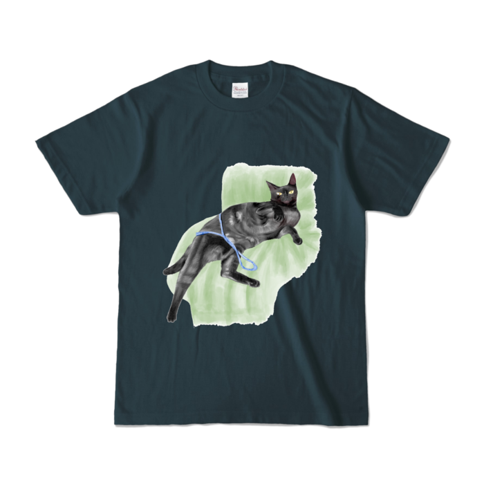 カラーTシャツ - S - デニム (濃色)