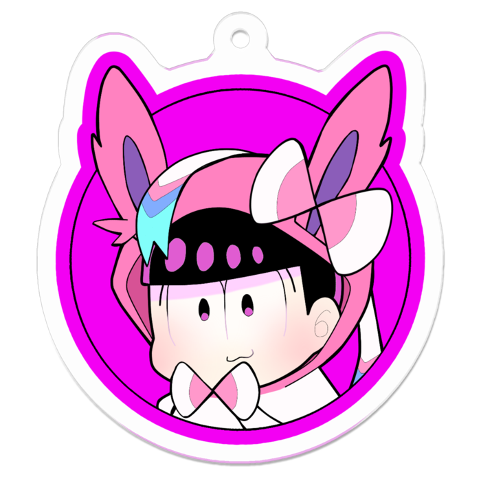 アクリルキーホルダー - 50 x 50 (mm)