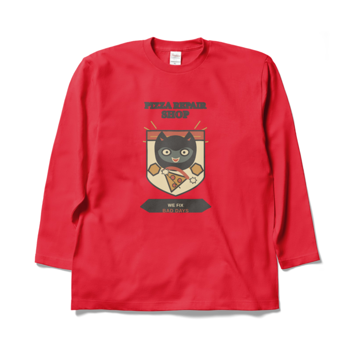 ロングスリーブTシャツ - XL - レッド