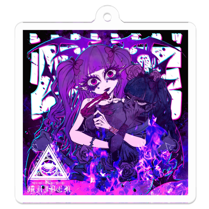 アクリルキーホルダー - 50 x 50 (mm)