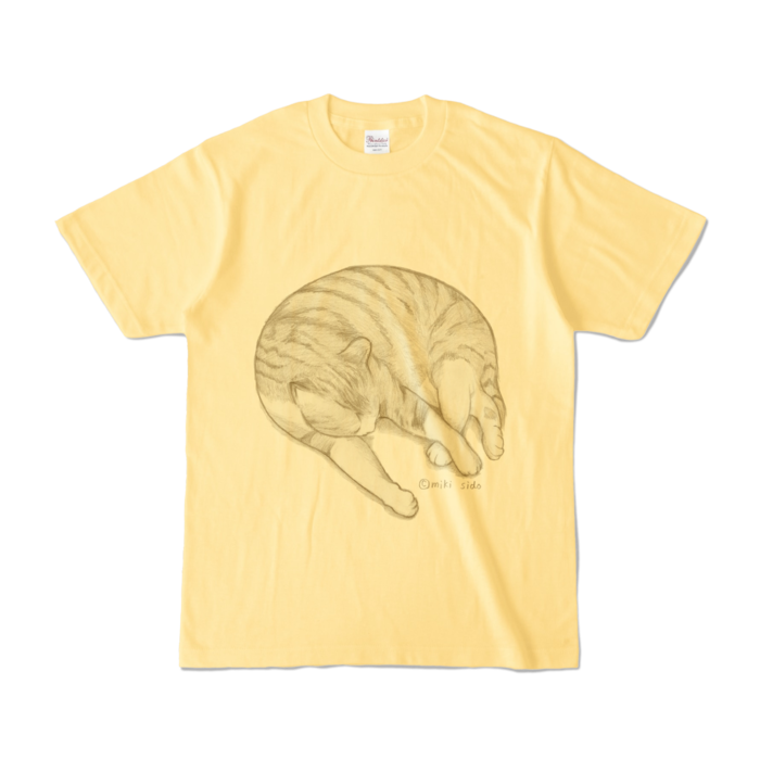 カラーTシャツ - S - ライトイエロー (淡色)