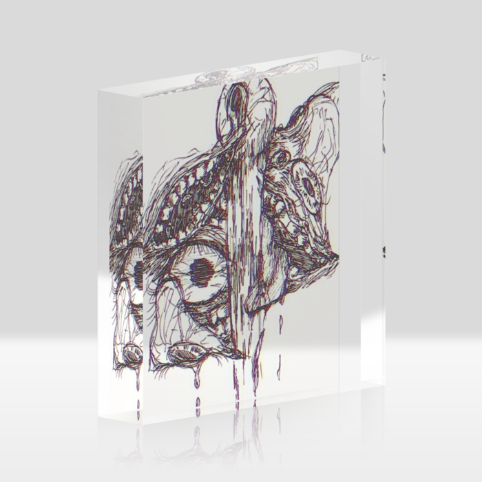 アクリルブロック - 100x100mm