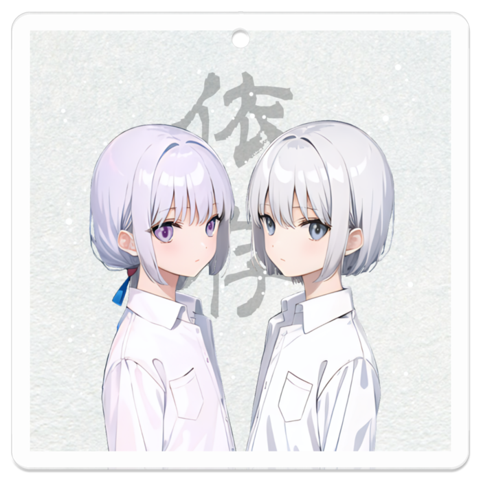 「依存」アクリルキーホルダー - W50 × 50mm 以内