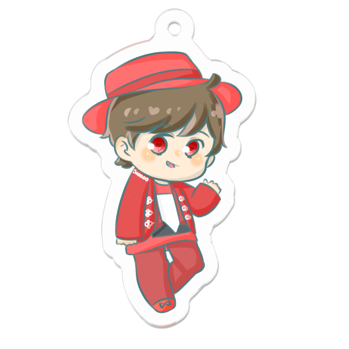 アクリルキーホルダー - 50 x 50 (mm)