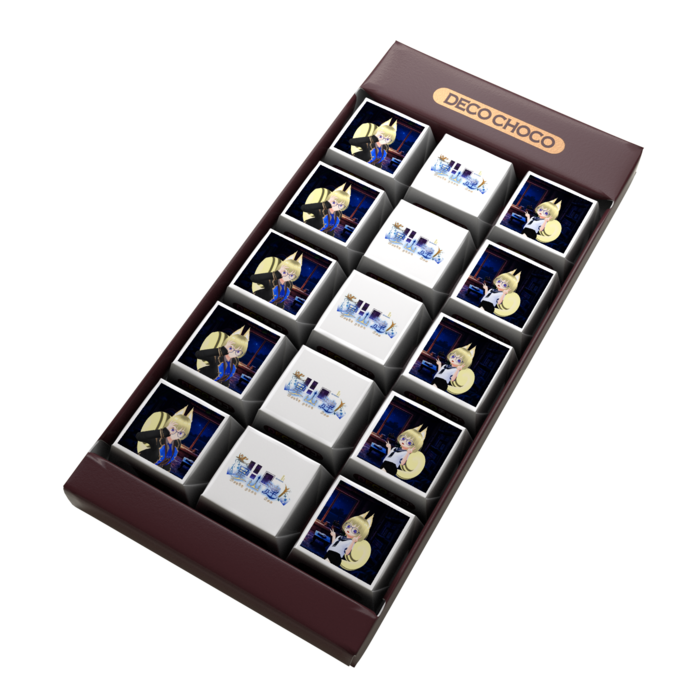 DECOチョコ - 列ごとにデザイン