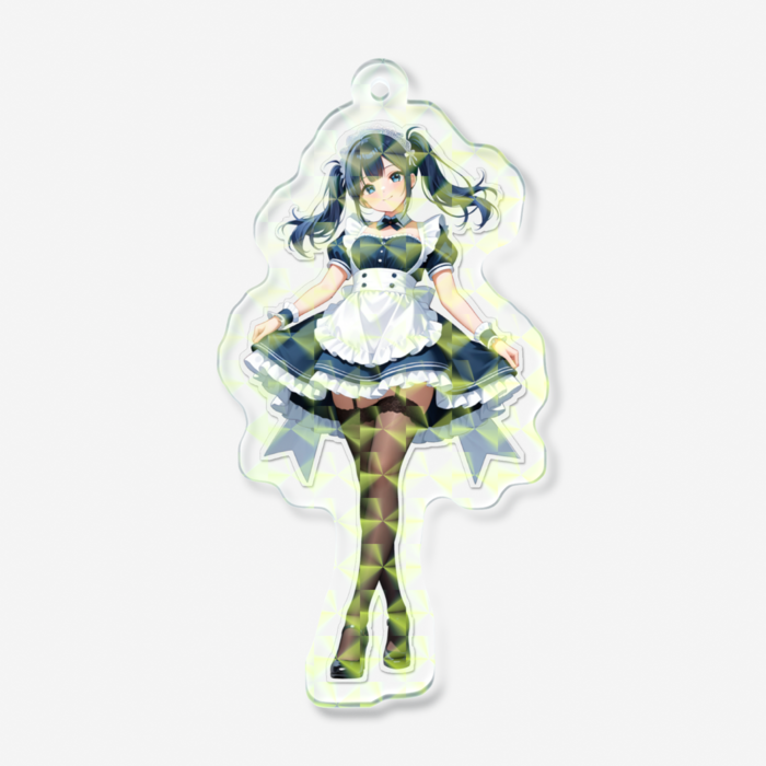 ホログラムアクリルキーホルダー - 70 × 70mm
