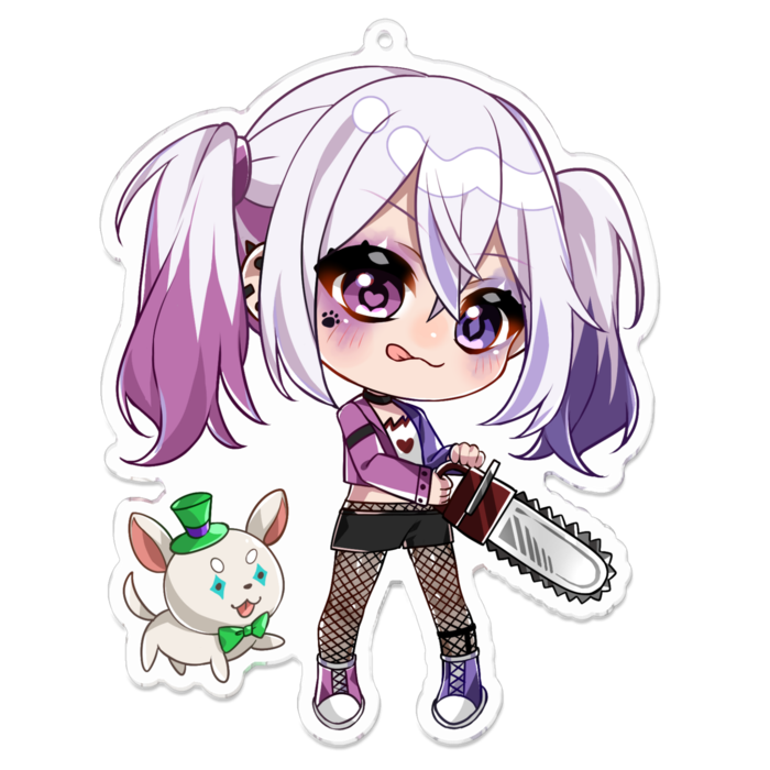 アクリルキーホルダー - 100 x 100 (mm)