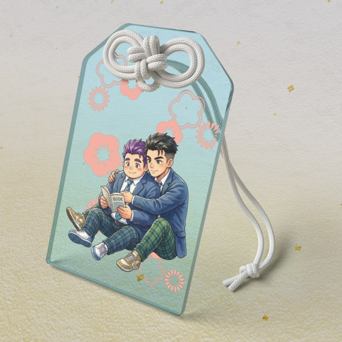 アクリルお守り - 50 × 80mm