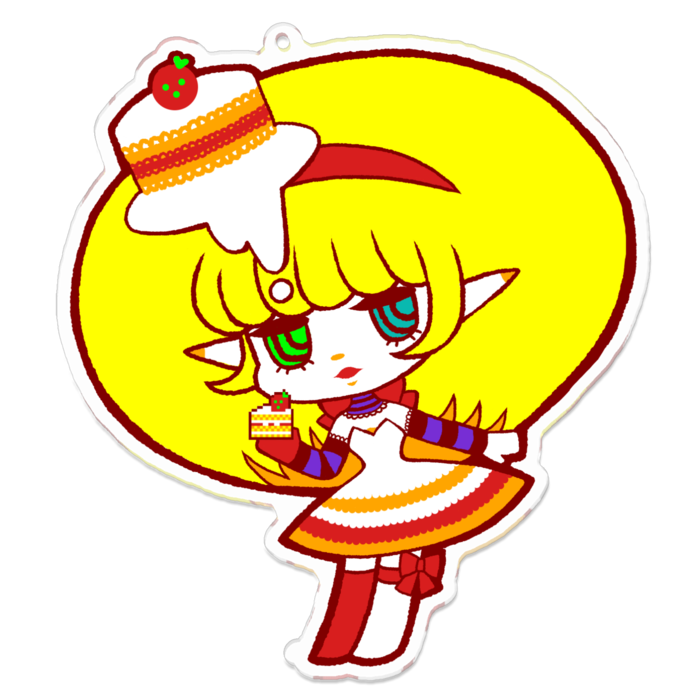 アクリルキーホルダー - 100 x 100 (mm)