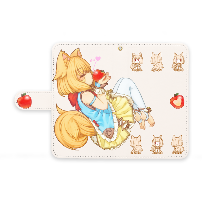 手帳型Androidケース - M - ストラップ穴 あり