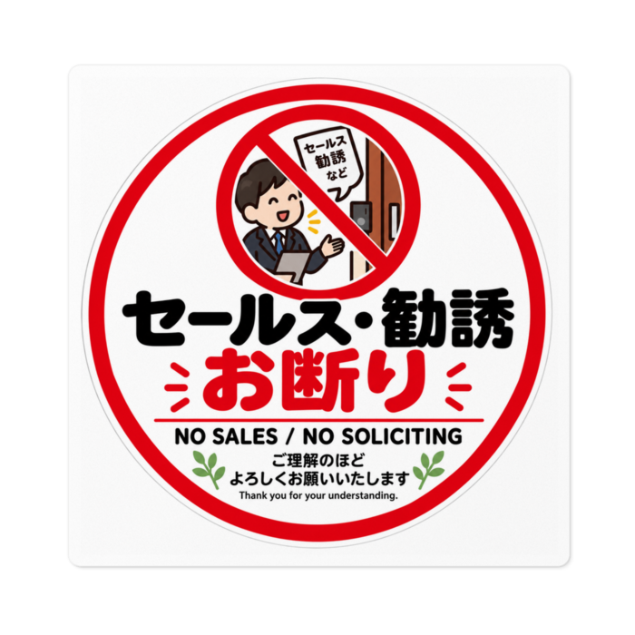 ステッカー - W100 × H100mm 以内