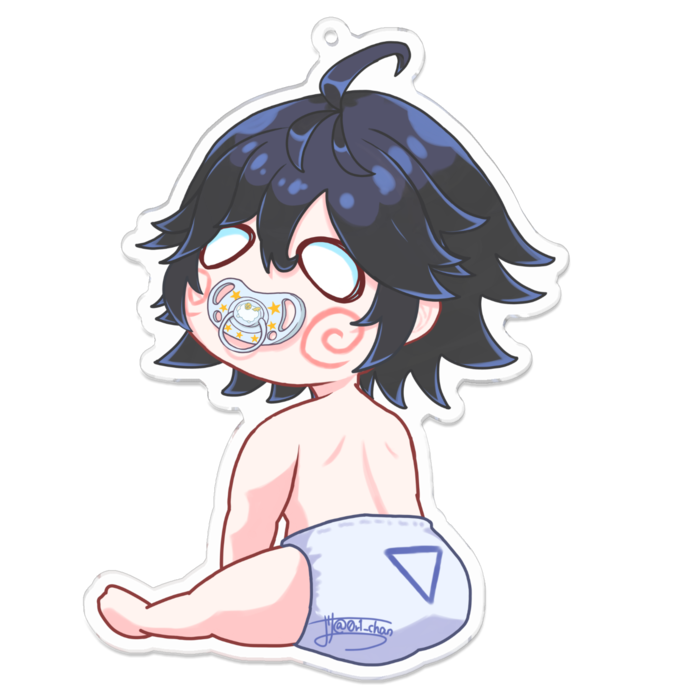 アクリルキーホルダー - 100 x 100 (mm)