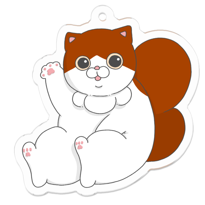 アクリルキーホルダー - 50 x 50 (mm)