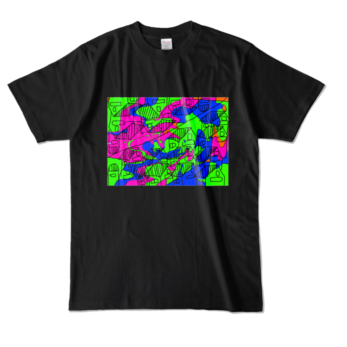 カラーTシャツ - L - ブラック (濃色)
