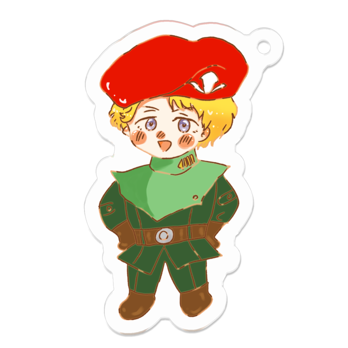 アクリルキーホルダー - 50 x 50 (mm)