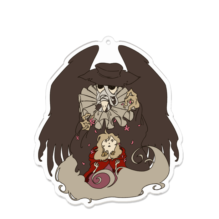 アクリルキーホルダー - 100 x 100 (mm)