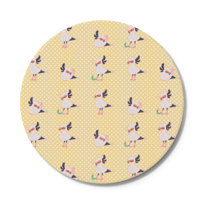 黄 - 円形