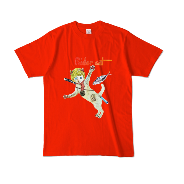 カラーTシャツ - L - レッド (濃色)