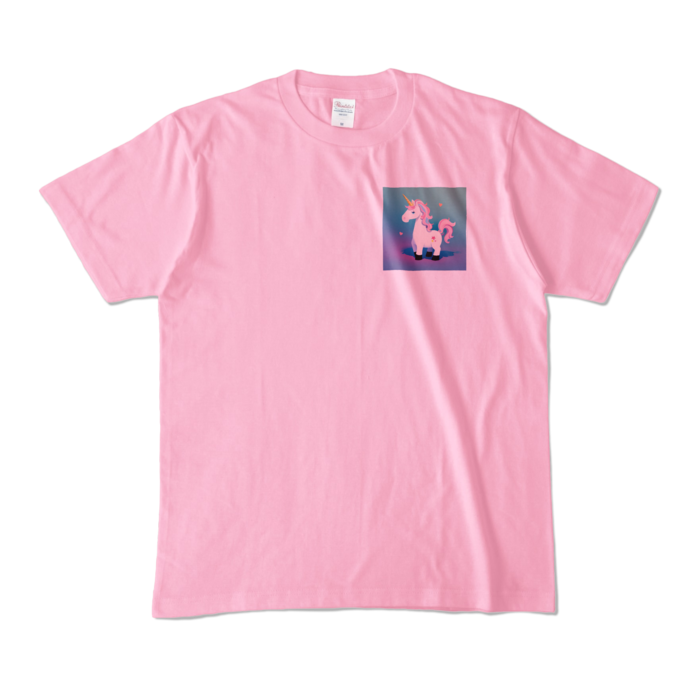 カラーTシャツ - M - ピーチ (淡色)