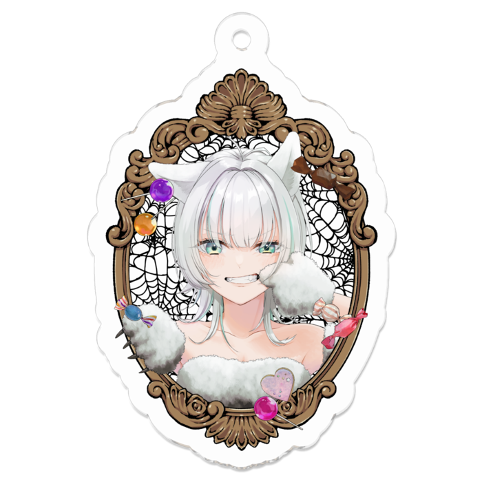 アクリルキーホルダー - 50 x 50 (mm)