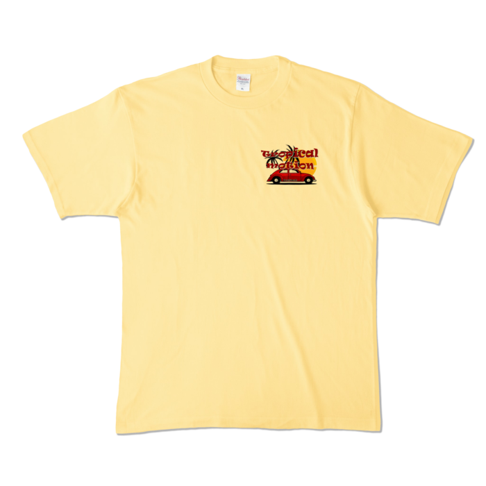 カラーTシャツ - XL - ライトイエロー (淡色)