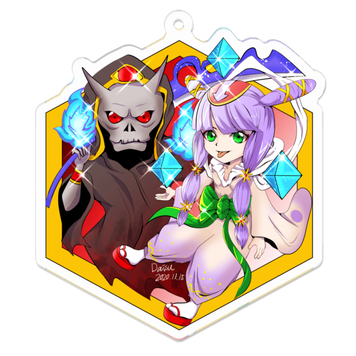 アクリルキーホルダー - 70 x 70 (mm)