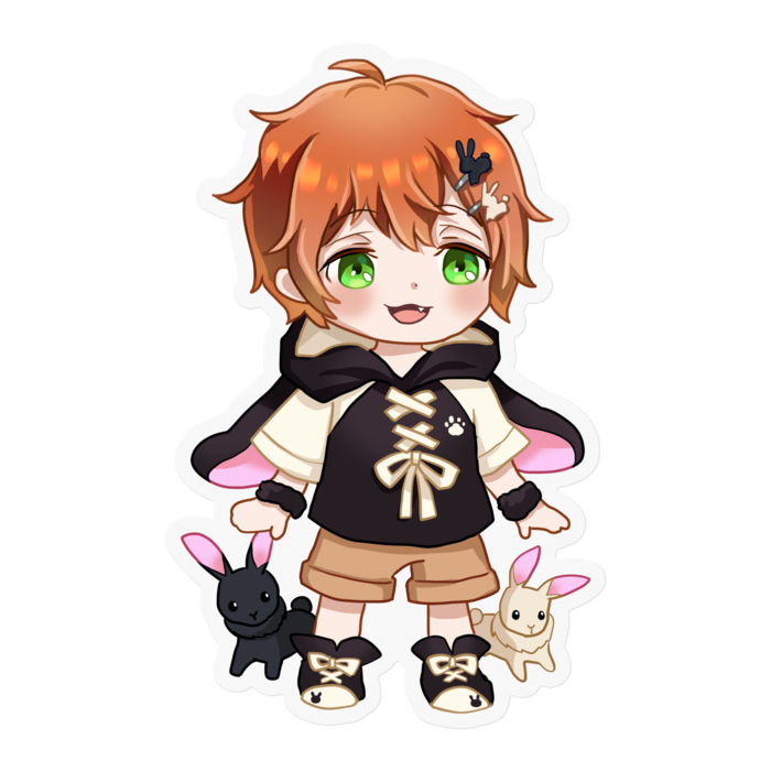 ステッカー透明 - 100 x 100 (mm)