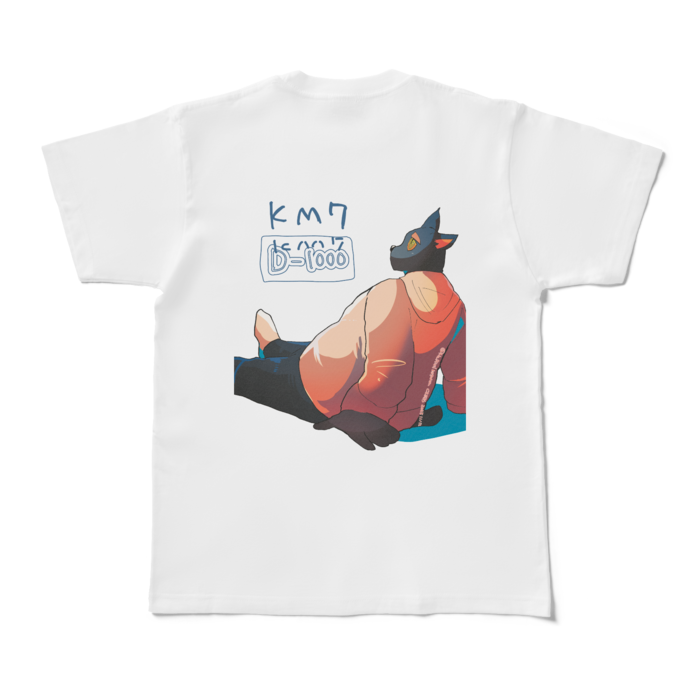 Tシャツ - M - 白(1)背面