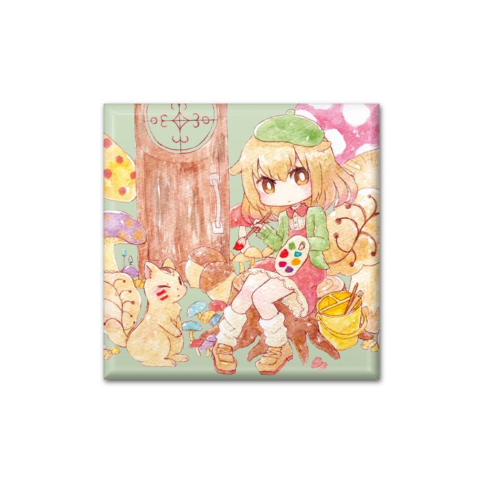 缶バッジ - 四角形40mm