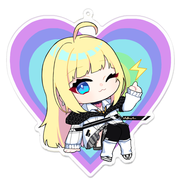 アクリルキーホルダー - 100 x 100 (mm)