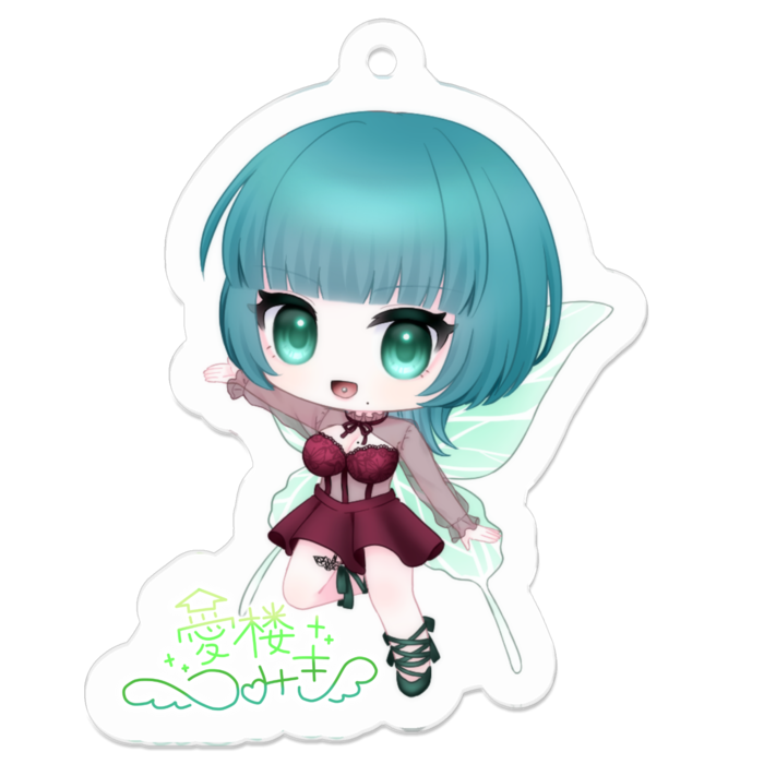 アクリルキーホルダー - 50 x 50 (mm)