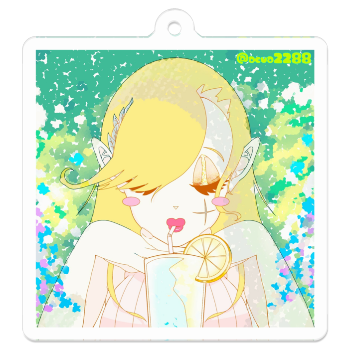 アクリルキーホルダー - 50 x 50 (mm)