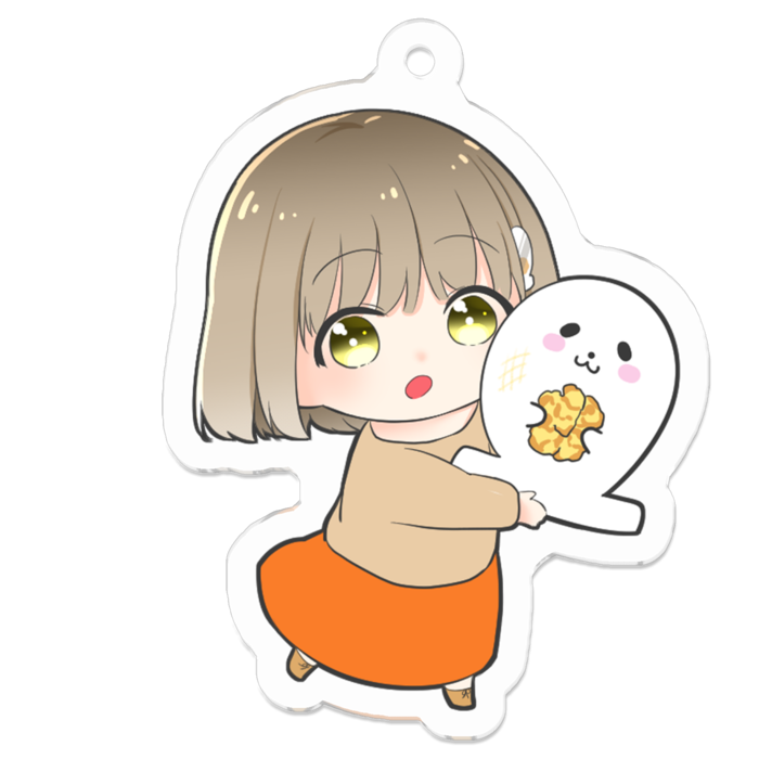 アクリルキーホルダー - 50 x 50 (mm)