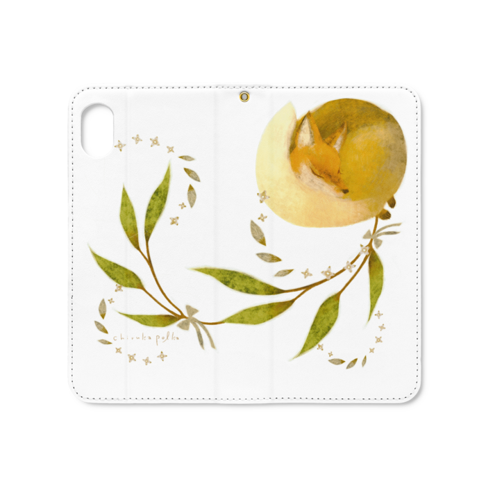 手帳型iPhoneケース（ベルトなし） - iPhone XR - ストラップ穴 あり