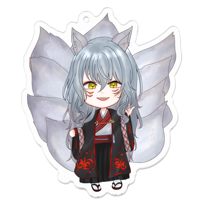 アクリルキーホルダー（コーティング） - 70 x 70 (mm)