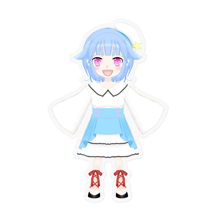 ステッカー - 100 x 100 (mm)クリア