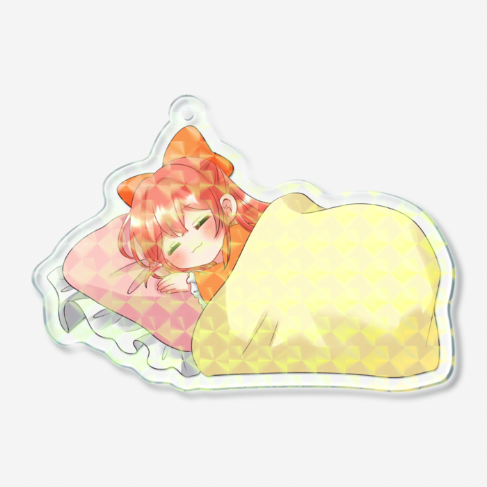 ホログラムアクリルキーホルダー - 70 × 70mm