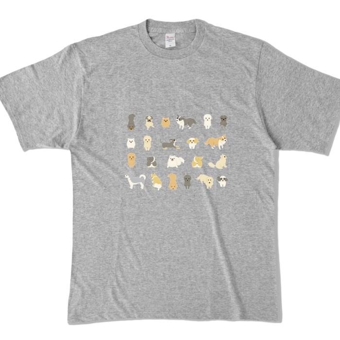 カラーTシャツ　灰　XL