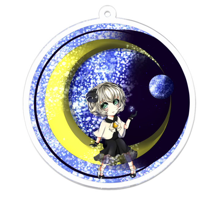アクリルキーホルダー - 70 x 70 (mm)