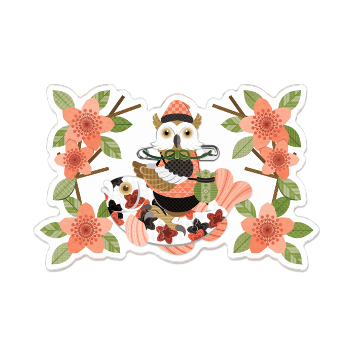 アクリルバッジ - 100 x 100 (mm)