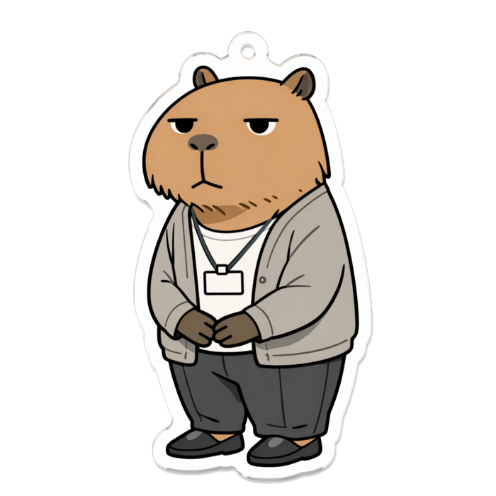 アクリルキーホルダー - 70 x 70 (mm)