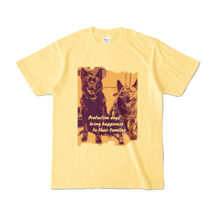 カラーTシャツ - S - ライトイエロー (淡色)