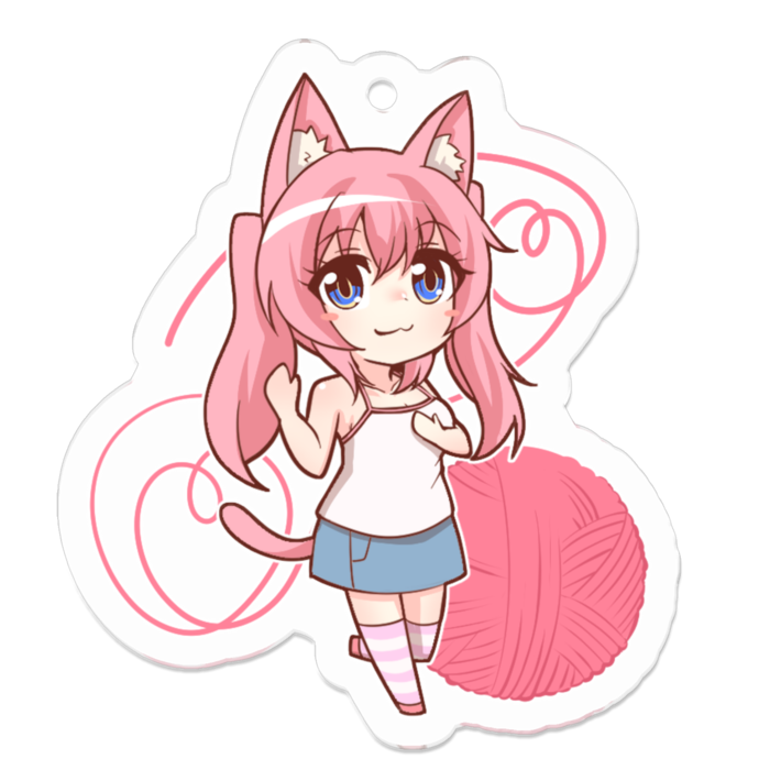 アクリルキーホルダー - 50 x 50 (mm)